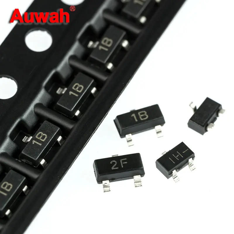 50 BC846A BC846B BC846W BC847A BC847B BC847C BC847W SMD Triod SOT-23 SOT-323
