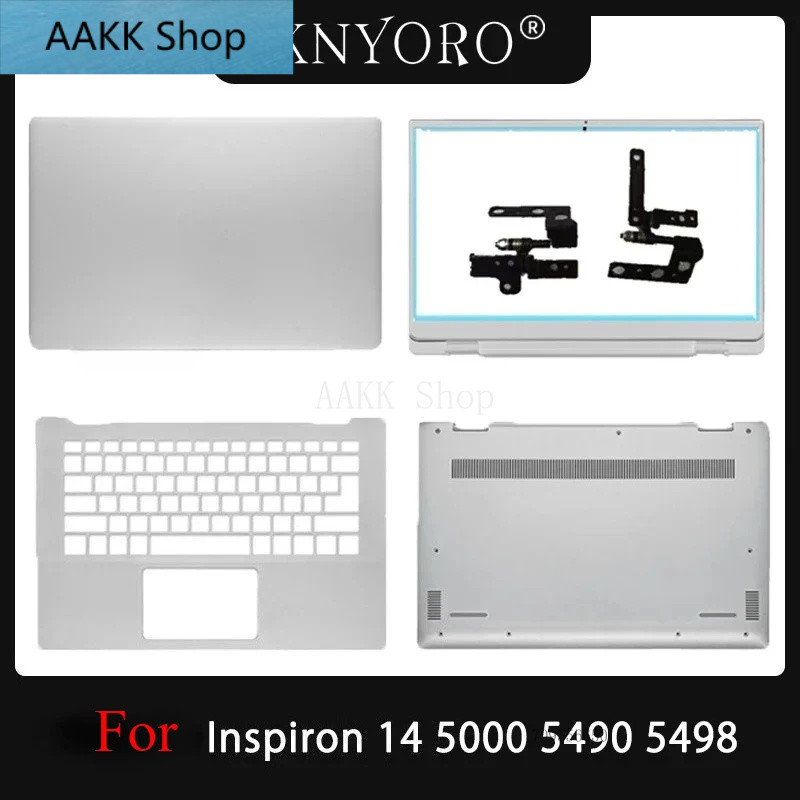 ใหม่สําหรับ Dell Inspiron 14 5490 5498 C4VGP 0R0VH6 0X98GC แล็ปท็อปปกหลัง LCD/กรอบด้านหน้า/Palmrest/