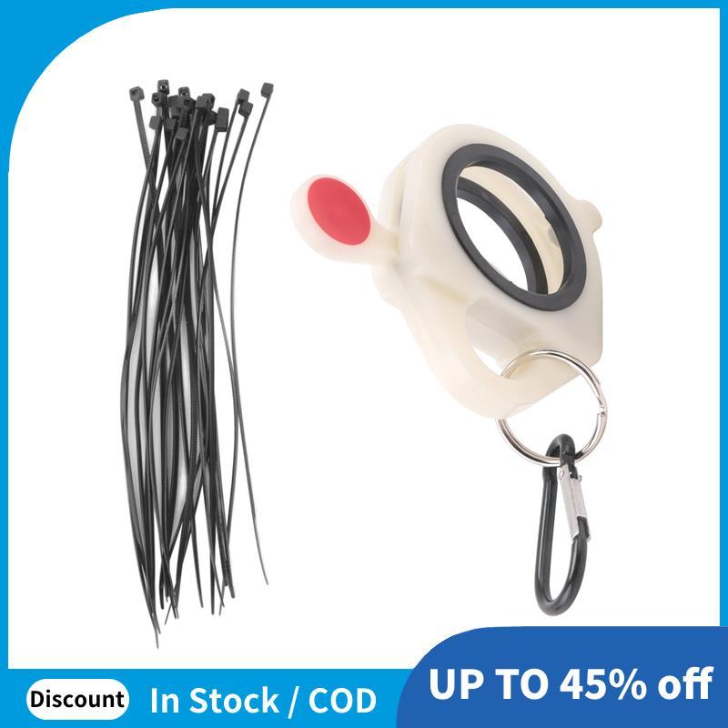 Zip Ties Holder Keeper สําหรับสายไฟแบบพกพาฮาร์ดแวร์เครื่องมือเก็บเรืองแสงใน Dark Zip Tie Organizer