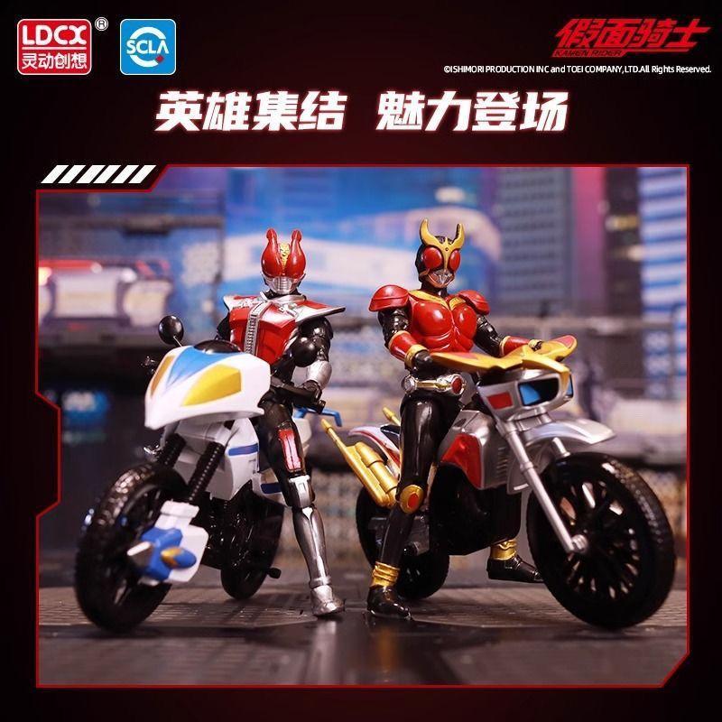 Kamen Rider ของแท้ประกอบรุ่นหัวรถจักร Movable Hero ชุดรูปตุ๊กตา Extreme Fox เด็กของขวัญของเล่น