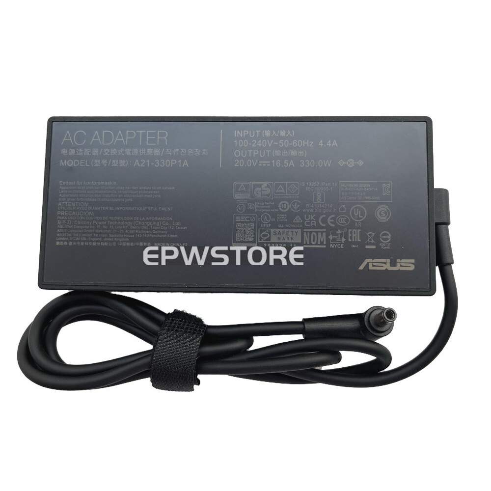 20V 330W อะแดปเตอร์ AC สําหรับ ASUS ROG Strix SCAR G834JZR-XS96 G834JYR-XS97