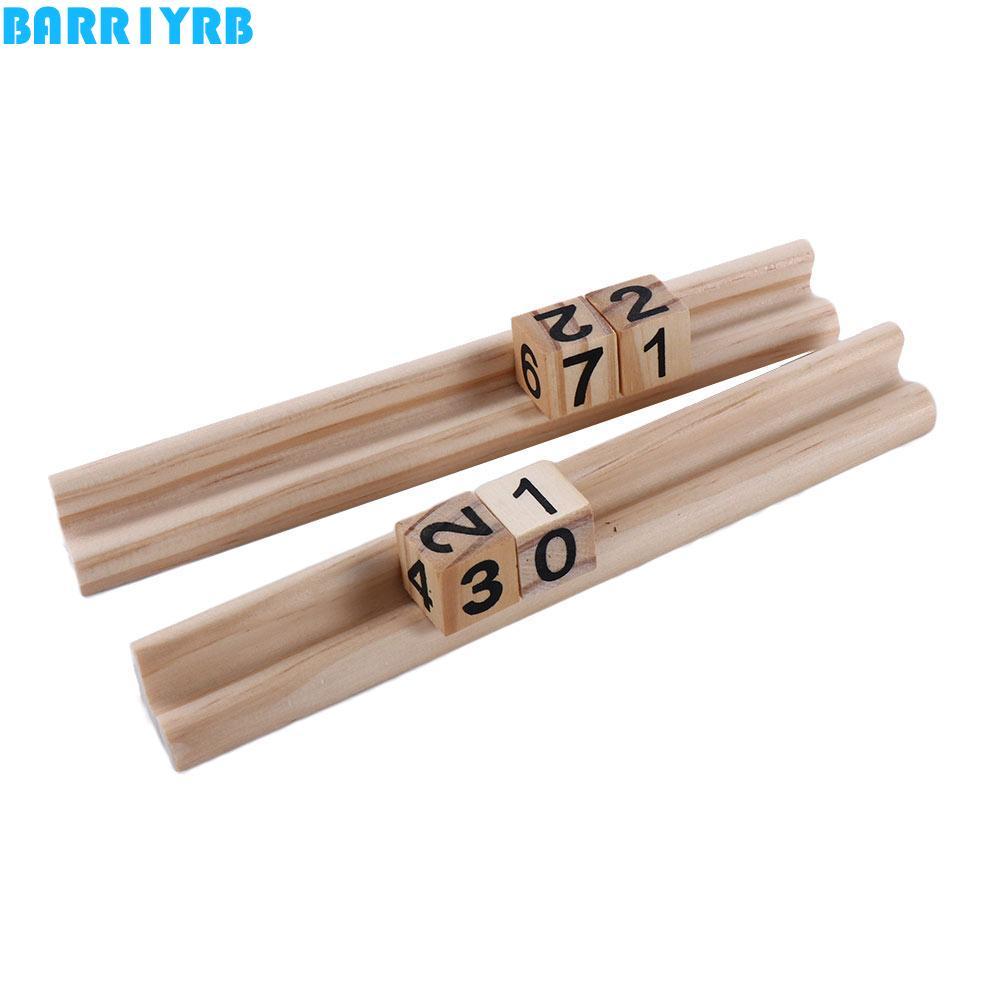 BARR1YRB Domino Holders Mahjong Chickenfoot Domino Games 4 Racks Adult Domino Trays Holders