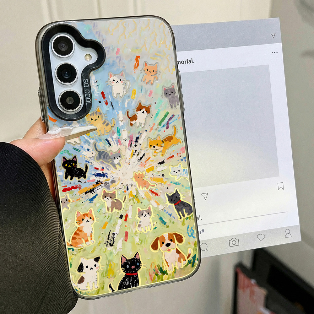 เคสมือถือ For Samsung A56 A55 Case Samsung A07 A17 A06 A16 A54 A22 A15 A05S A35 A26 A36 A54 IMD กำไลกันหาย