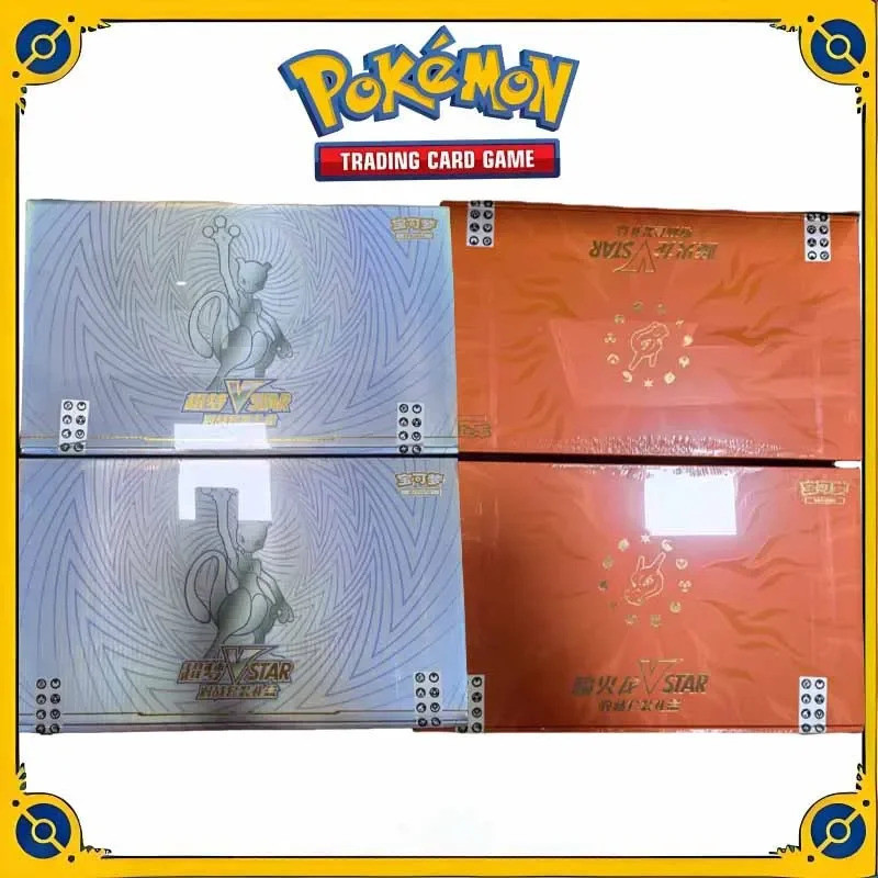 จีน 8.0 Charizard VSTAR Mewtwo Pkm การ์ดรวบรวม Trading PTCG การ์ดเกมรวบรวมชุดของขวัญกล่องของขวัญเด็ก