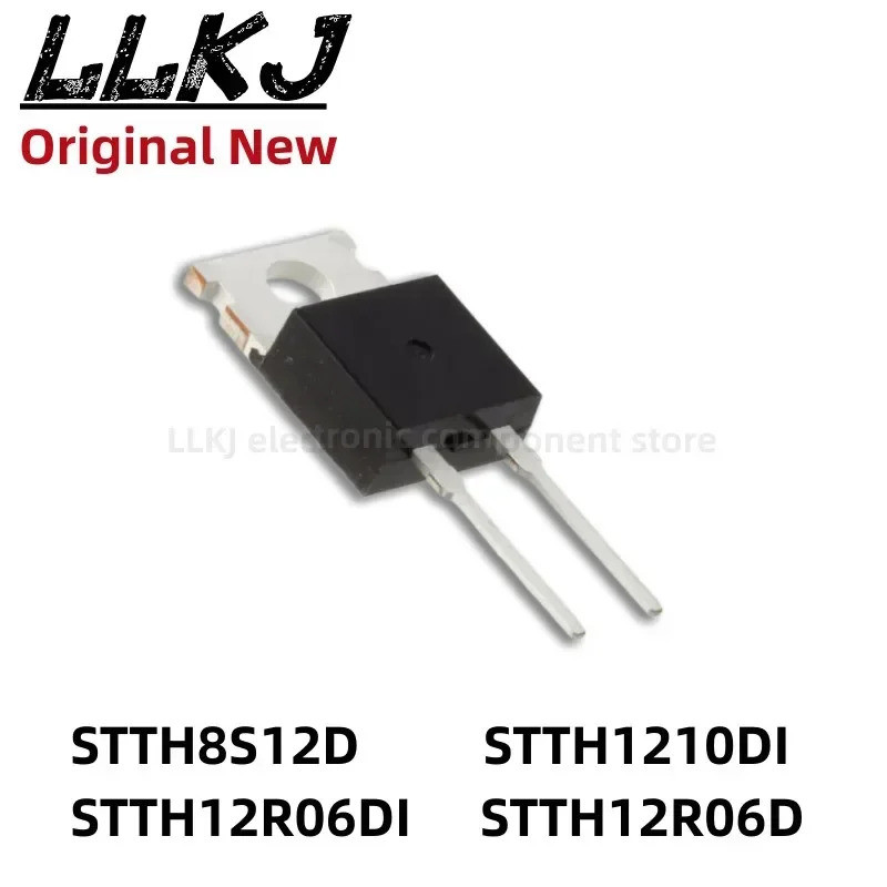 5 ชิ้น STTH8S12D STTH1210DI STTH12R06DI STTH12R06D TO220 Field Effect ทรานซิสเตอร์