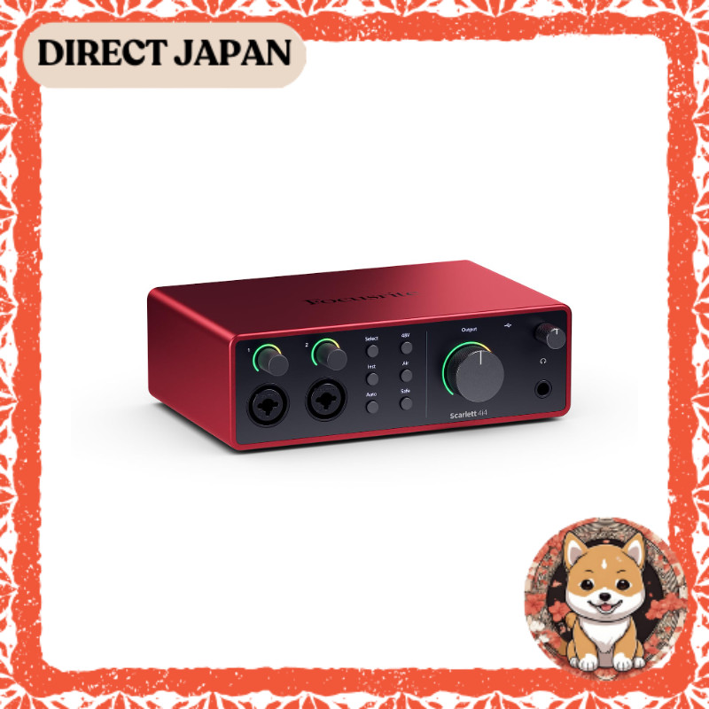 Focusrite Scarlett 4i4 gen4 อินเทอร์เฟซออดิโอ USB 4In/4Out[Direct from Japan]