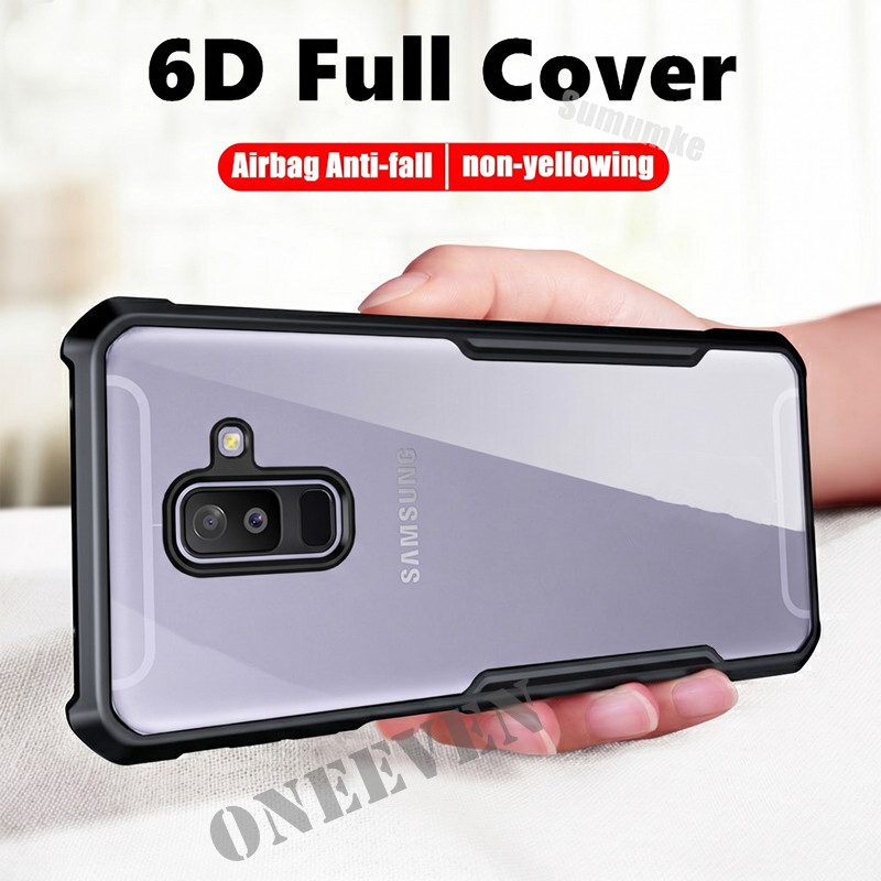 สําหรับ Samsung Galaxy J8 2018 6.0 นิ้ว SM-J810F J810G J810Y J810GF J810M Slim โปร่งใสกรณี TPU กันชน