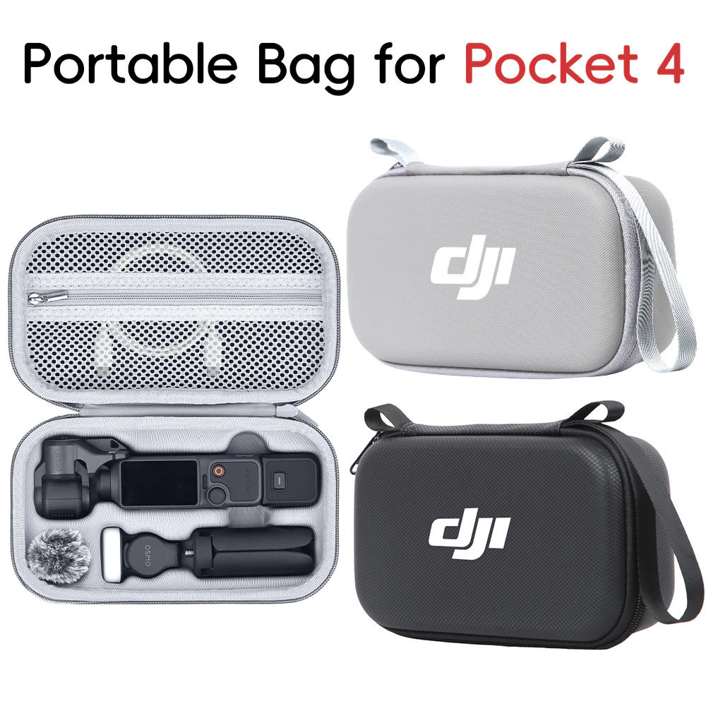 For DJI OSMO Pocket 4 กระเป๋ามือถือ ชุดกล่องเก็บของแบบพกพา อุปกรณ์เสริมกล้องกีฬา