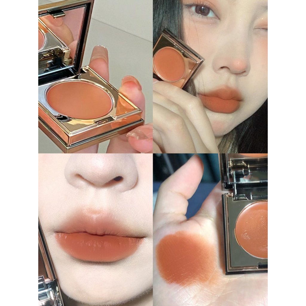 บลัชออน บลัชออน 4u2 Commuter Matte Lip Clay Soft Mist Whitening บลัชออนสามในหนึ่งเดียว