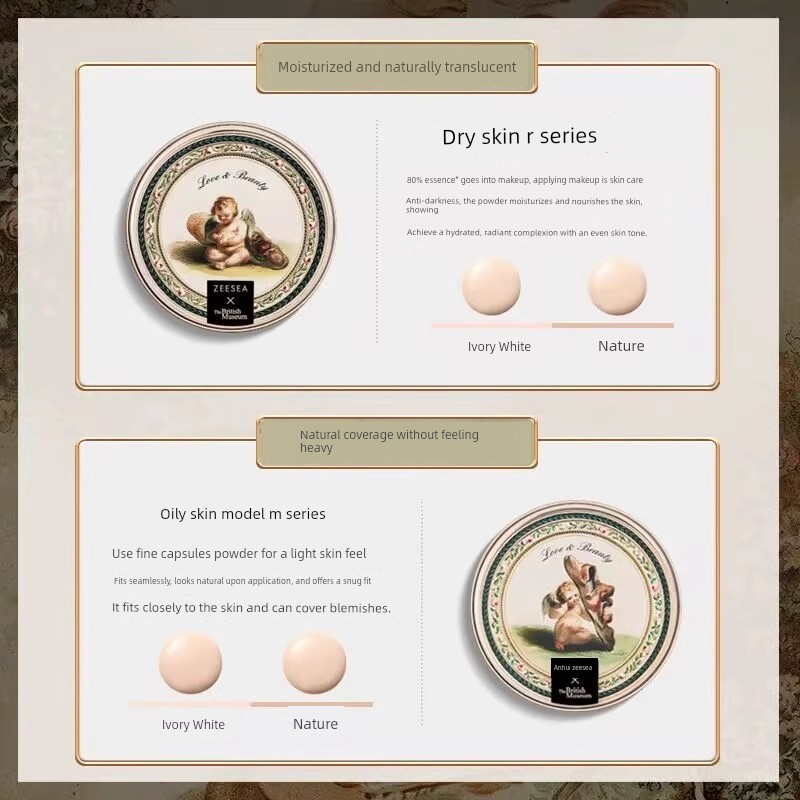 พัฟแต่งหน้า พัฟคุชชั่น ZEESEA ZEESEA Angel Mushroom Moisturizing Cushion บีบีครีม
