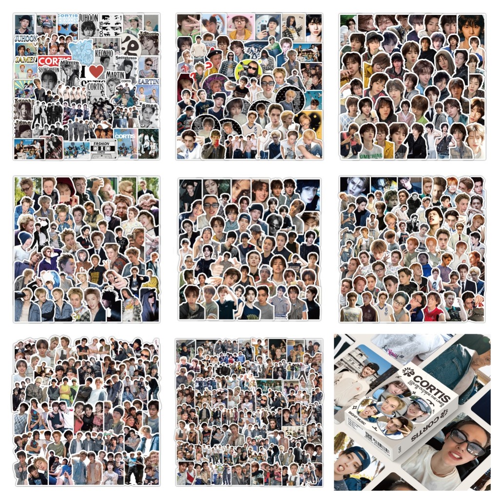 CORTIS Boy Group สติ๊กเกอร์ Kpop, สติ๊กเกอร์ภาพไอดอลอินเทรนด์สําหรับแฟนๆคอลเลกชันและตกแต่ง DIY ทุกวัน