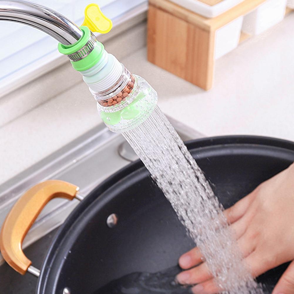 Faucet Splash-proof Artifact Tap Water Shower Extension Mouth Home Universal Filter Kitchen Net A4f9