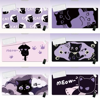 แผ่นรองเมาส์คอมพิวเตอร์ แผ่นรองคีย์บอร์ดลายอนิเมะ พร้อมที่รอ…