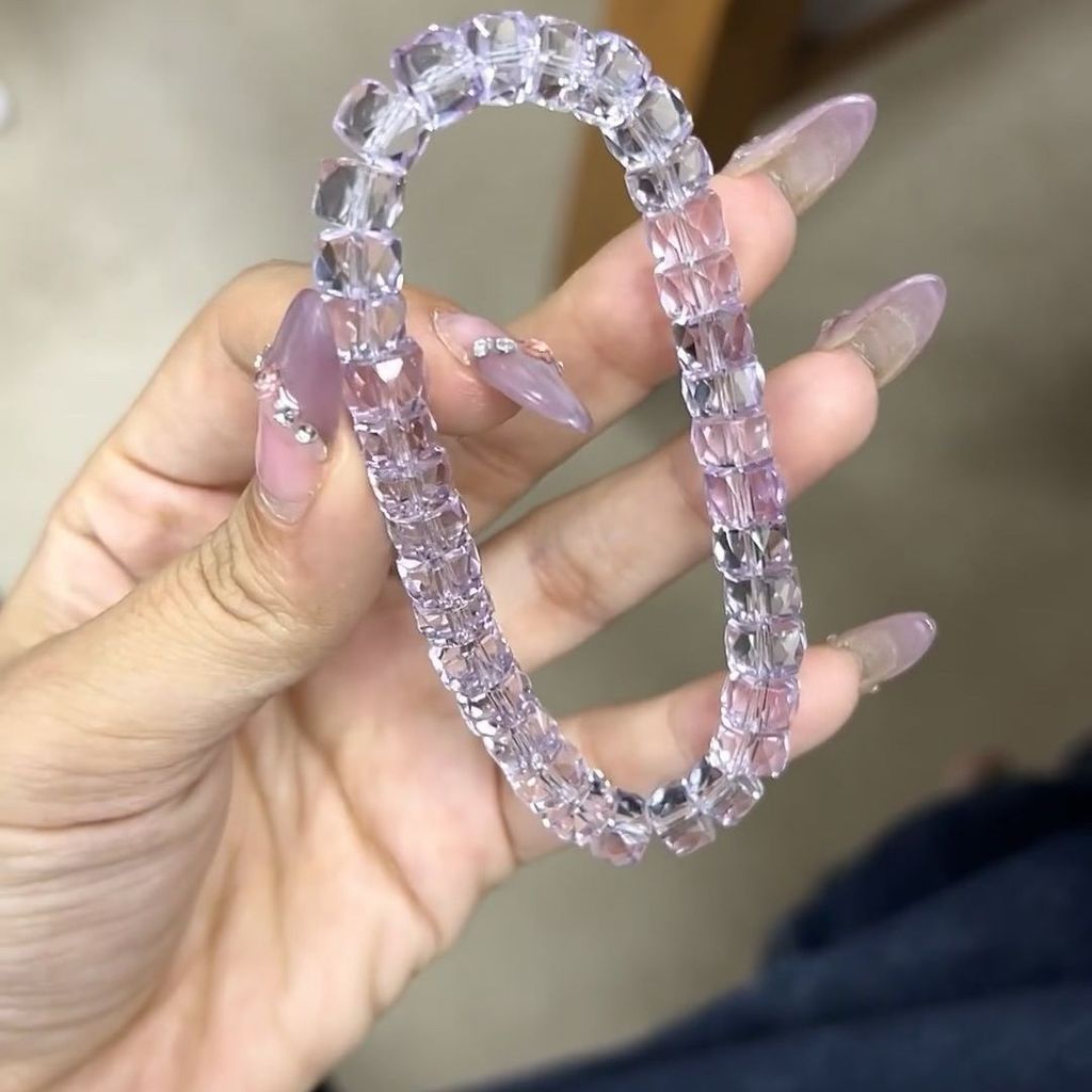 [ใบรับรองฟรี] Niche Wholesale Faceted Bolivia Amethyst Plain Circle