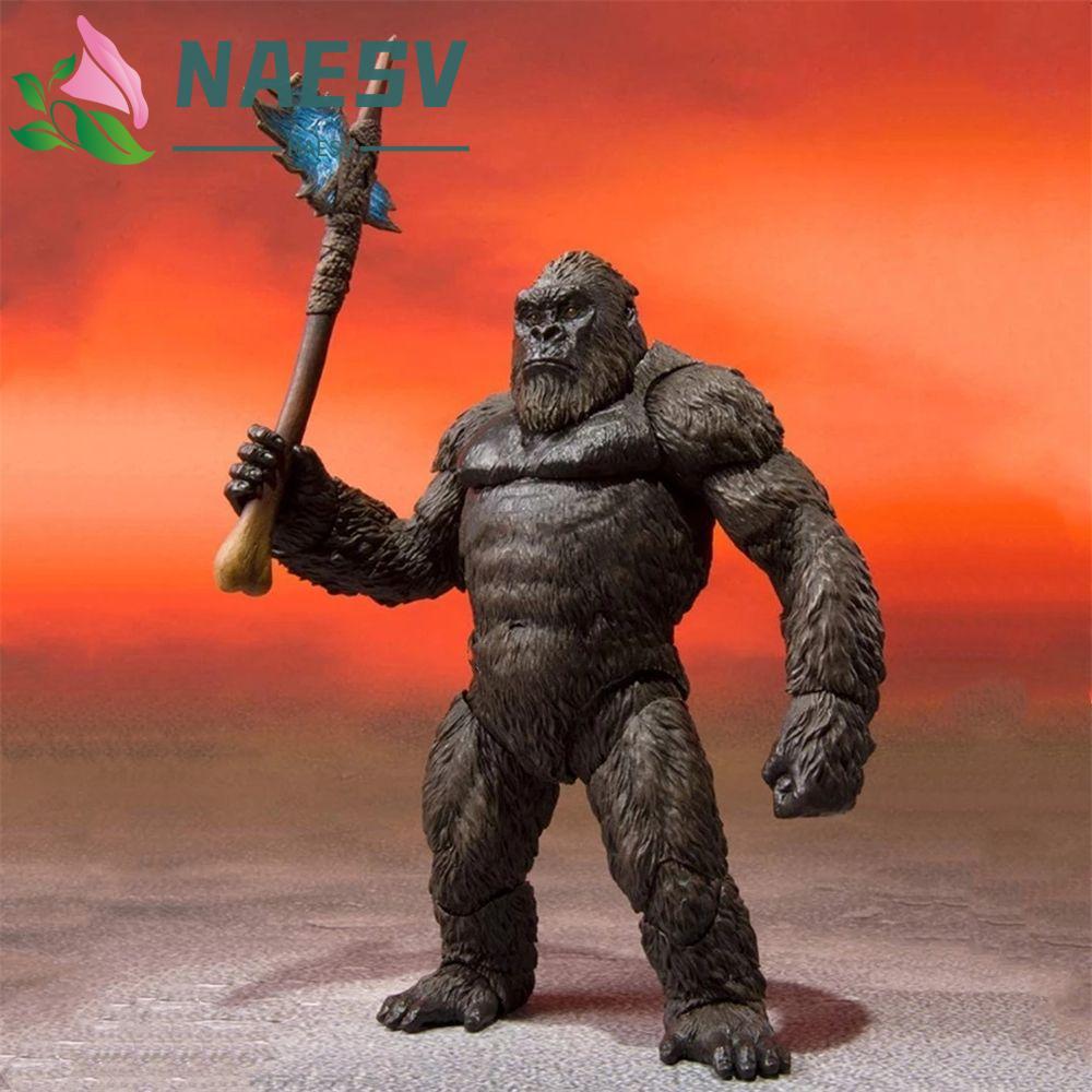 NAESV King Kong Action Figure ตุ๊กตาของเล่นรุ่นพิเศษของเล่น Action Figure Collection เครื่องประดับขอ