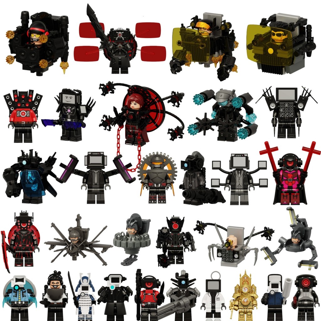 Skibidi Toilet Action Figure G-Man DJ Titan TV Man Titan Speakerman Titan Cameraman Big TV Man ของเล