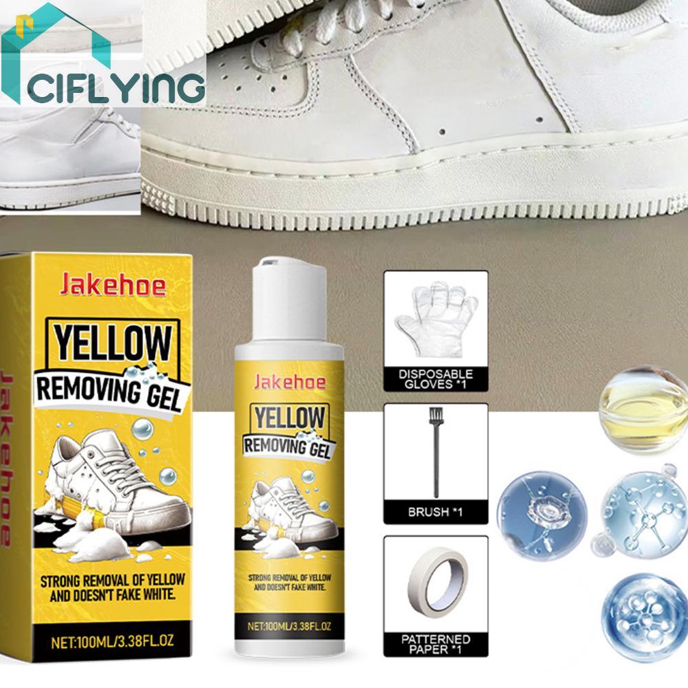 Deeply Clean Dirt Gel 100ml ไม่มีทําความสะอาดรองเท้าสีขาวทําความสะอาดรองเท้าสีขาวเจลกําจัดสีเหลืองสํ