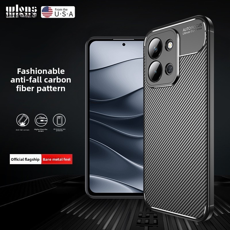 เคส XIAOMI REDMI 15 / REDMI 15C / POCO C85 / POCO C71 คาร์บอนป้องกันเกราะอัตโนมัติ