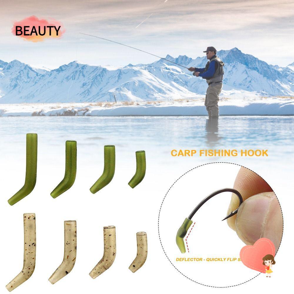 BEAUTY 30 ชิ้น D Rig Kickers, Aligners Sleeve Kickers Hook ปลาคาร์พตกปลา Hook, Kickers Sleeve Rigs T