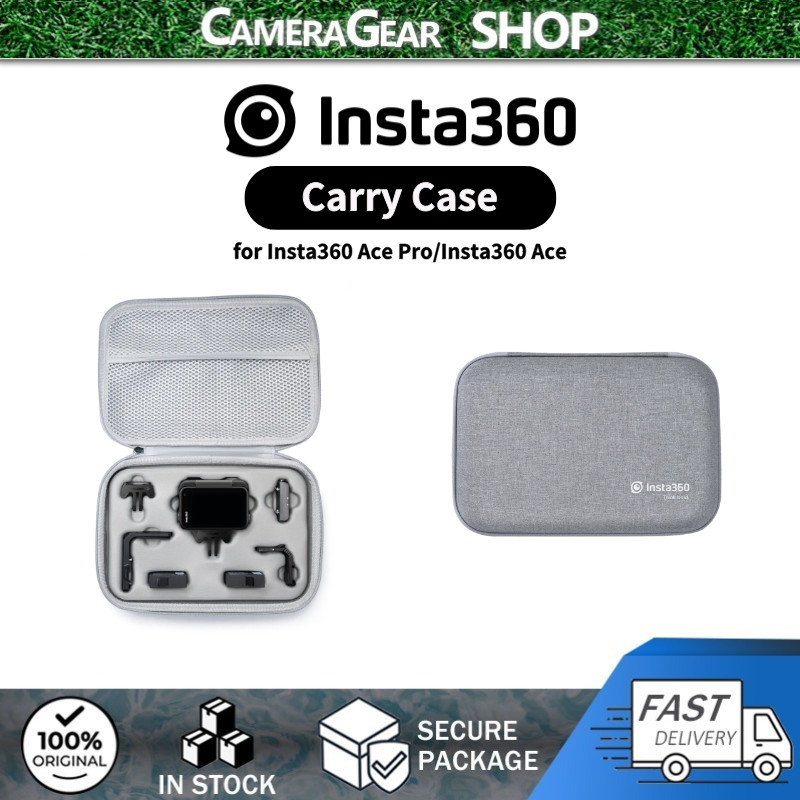 Insta360 Ace/Ace Pro/Ace Pro 2 Carry Case, สีเทา, เรียบง่ายสําหรับอุปกรณ์เสริม Ace/Ace Pro