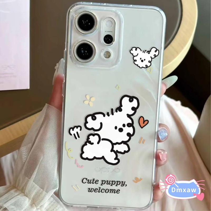 น่ารัก Curly Hair Line สุนัขเคสโทรศัพท์สําหรับ OnePlus 15 13T 13 13R 12 12R 11 11R 10T 10R 10 Pro 9 