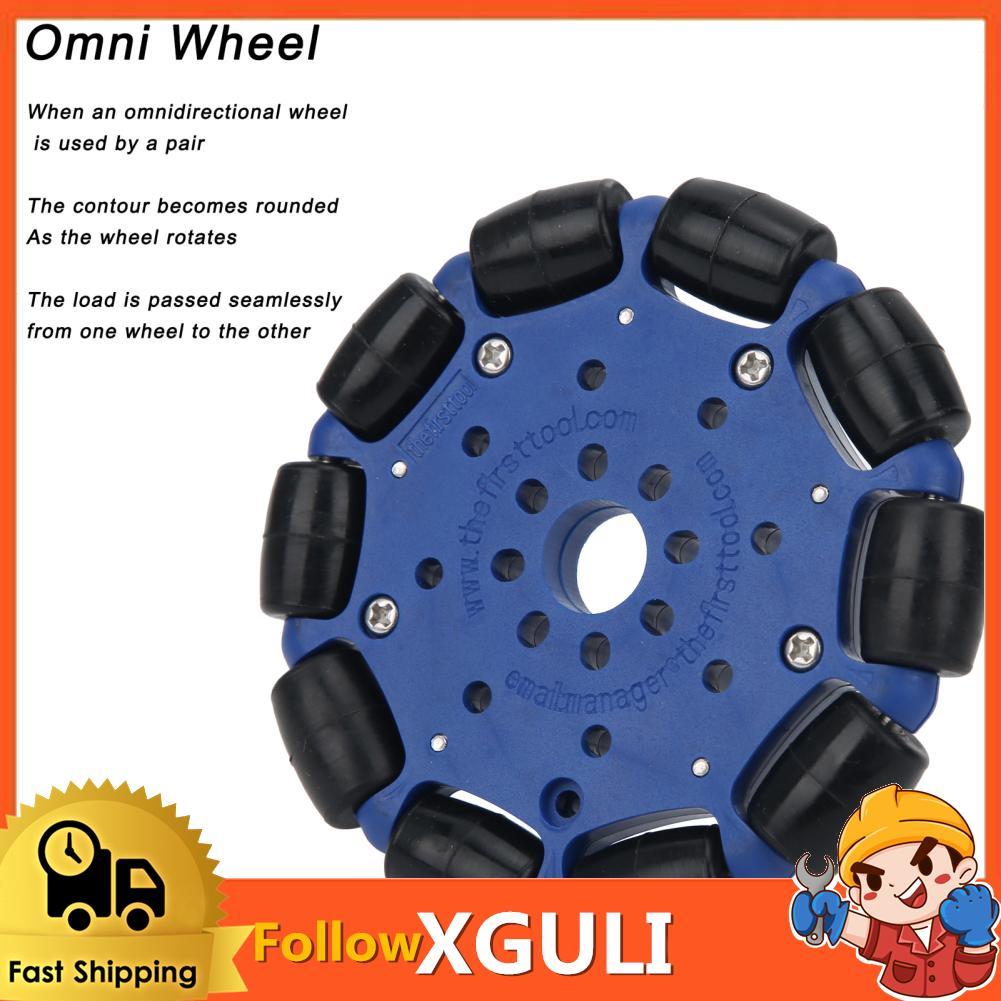 Xguli ยาง Omni Wheel Omni? Directional สำหรับชุดหุ่นยนต์อื่น ๆ แพลตฟอร์ม DIY รถหุ่นยนต์