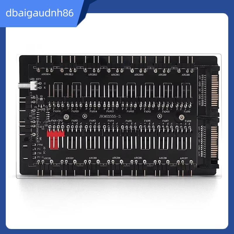 READY STOCK อะแดปเตอร์Hub Hub Case Fan Hub Adapter Master Power 16Hub