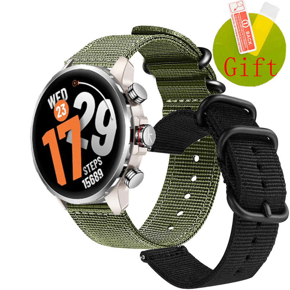 Kieslect Kr3 สายไนลอนสายรัดข้อมือสําหรับ Kieslect Kr 2 Pro สมาร์ทนาฬิกาป้องกันหน้าจอฟิล์มสร้อยข้อมือ