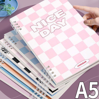 โน๊ตบุ๊คแบบขดลวด A 5 สีไม่ขึ้น และแข็งแรงโน๊ตบุ๊คหนา