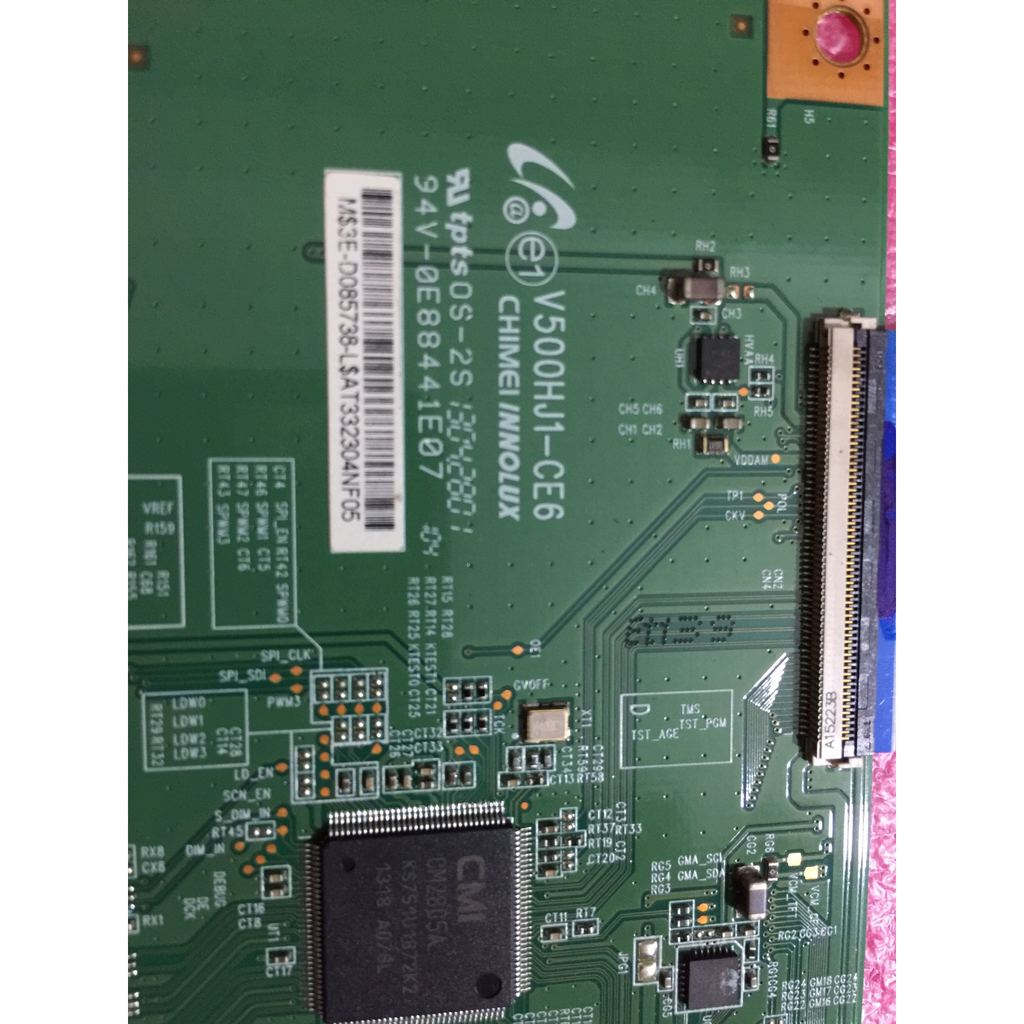 บอร์ดลอจิก T-CON TCL L50E5000A / LE50D8800 ของแท้ รุ่น V500HJ1-CE6
