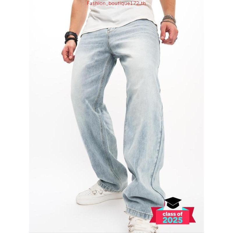 NAMEW Straight Relaxed Jeans กางเกงยีนส์ทรงหลวม