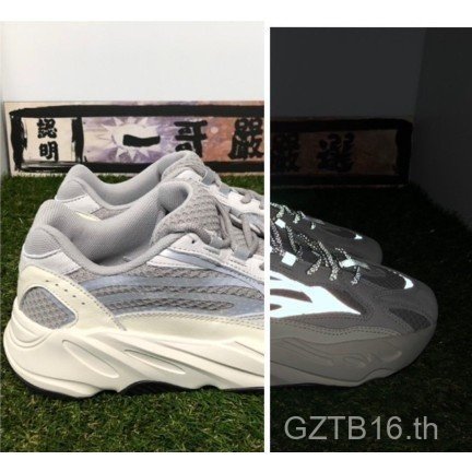 โปรโมชั่นคุณภาพสูง A & d Yeezy Boost 700 V2 "Static" สีขาวสีเทาสะท้อนแสง Daddy รองเท้าผู้ชายผู้หญิงร