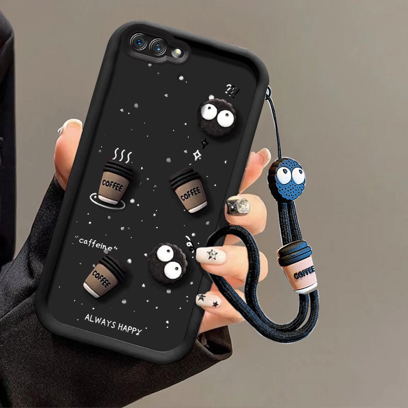 เคส oppo a3s เคส oppo a12e ถ้วยกาแฟ เคสโทรศัพท์ป้องกันการตก - รูปที่ 6