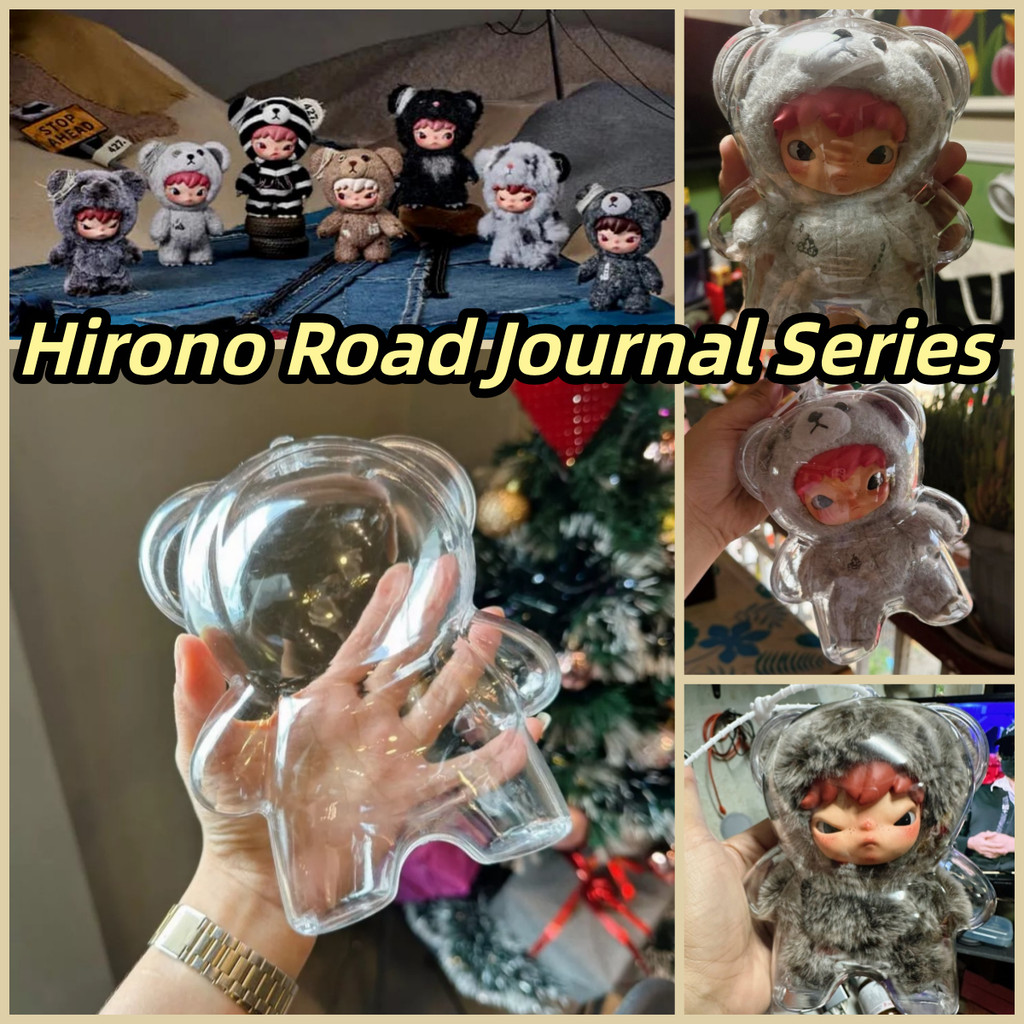 [ผู้ขายท้องถิ่น]🚚2PCS ป้องกันตุ๊กตาสําหรับ Hirono Road Journal Series ตุ๊กตากันน้ําป้องกันฝุ่นกรณี Lulupig/Hirono ของเล่นตุ๊กตา HD Clear ป้องกันกล่องเก็บ (ไม่มีตุ๊กตา)