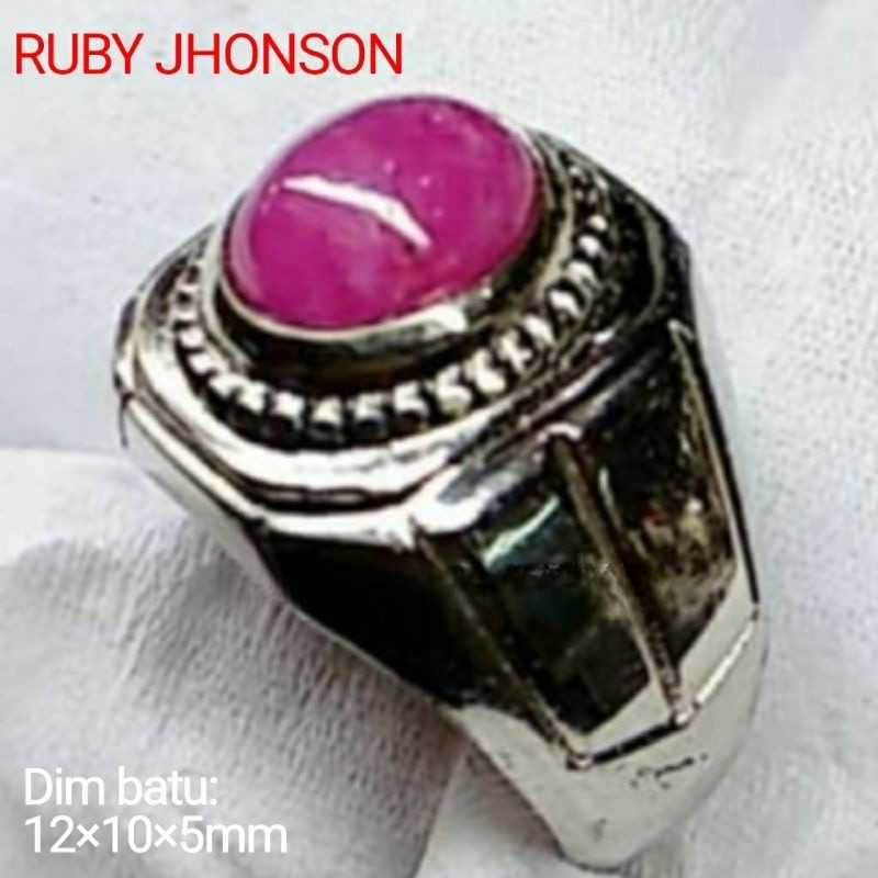 MERAH RED RUBY JHONSON ORIGINAL TOP QUALITY ธรรมชาติ 100%