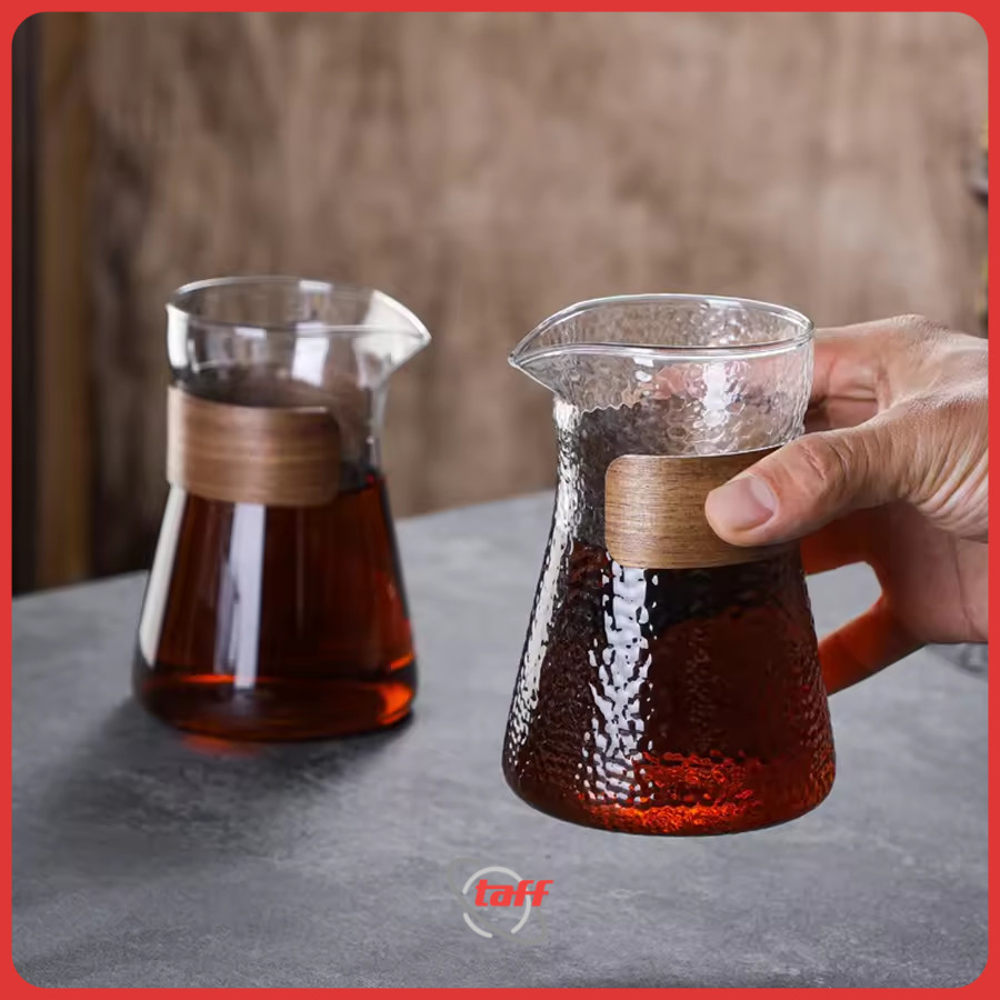 One Two Cups Pour Over Coffee Server Glass Carafe 500ml - FM-5ML