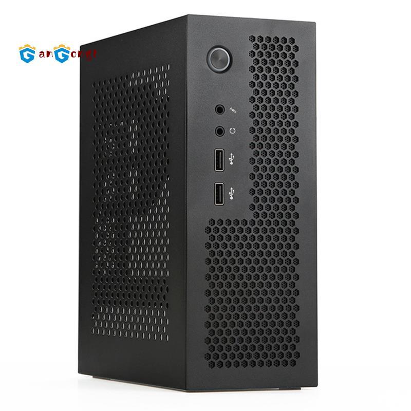 [gangong1]A09 HTPC เคสคอมพิวเตอร์ Mini ITX Gaming PC แชสซีเดสก์ท็อป USB2.0 เคสคอมพิวเตอร์เคสคอมพิวเต