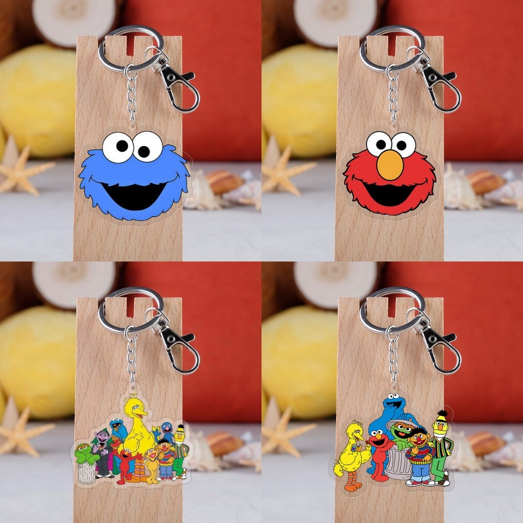 Sesame Street Sesame Street อะคริลิคพวงกุญแจโปร่งใส