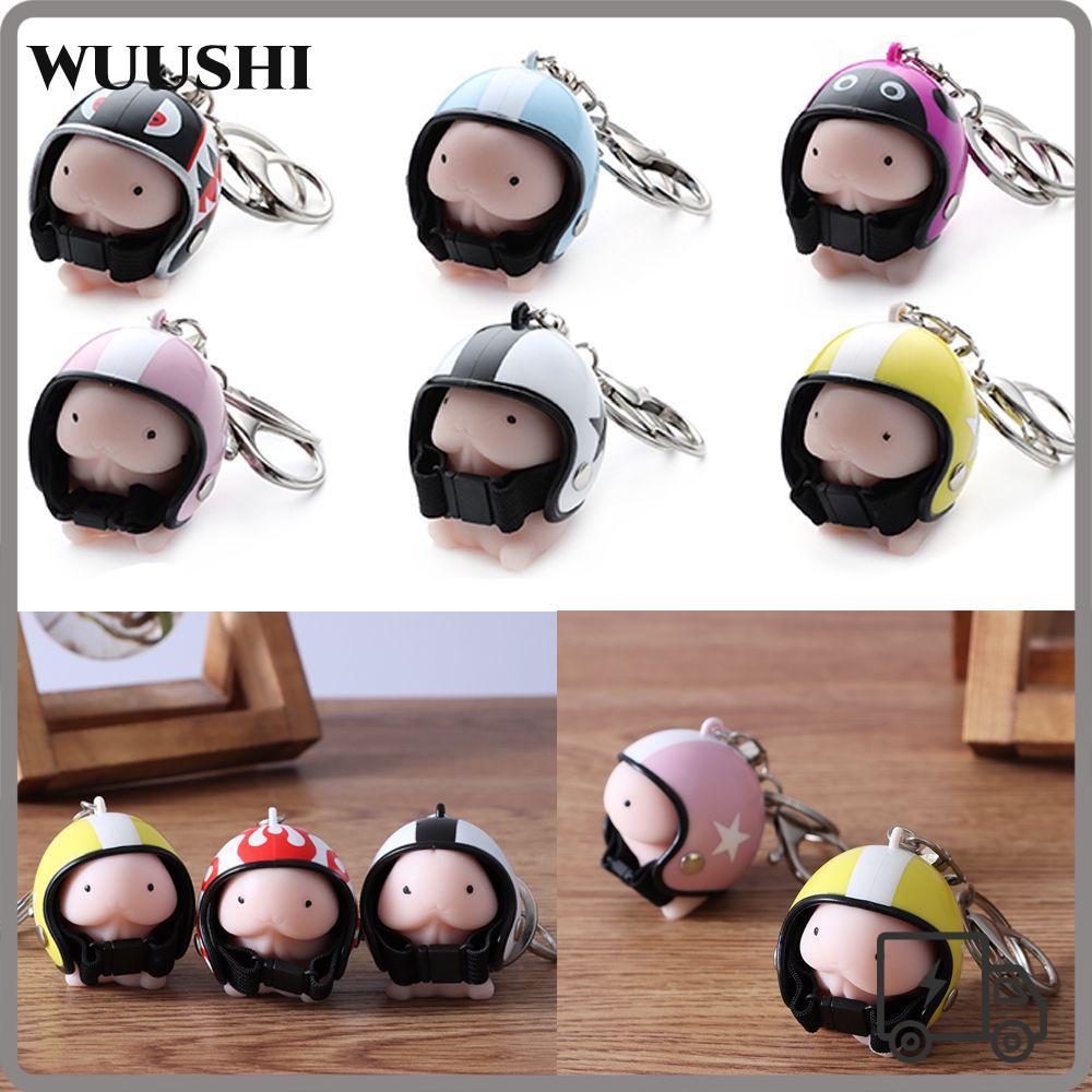 WUSHI Key Ring Key Organizer ของขวัญ Trinket จี้กระเป๋าแฟชั่นรูปห้าดาว