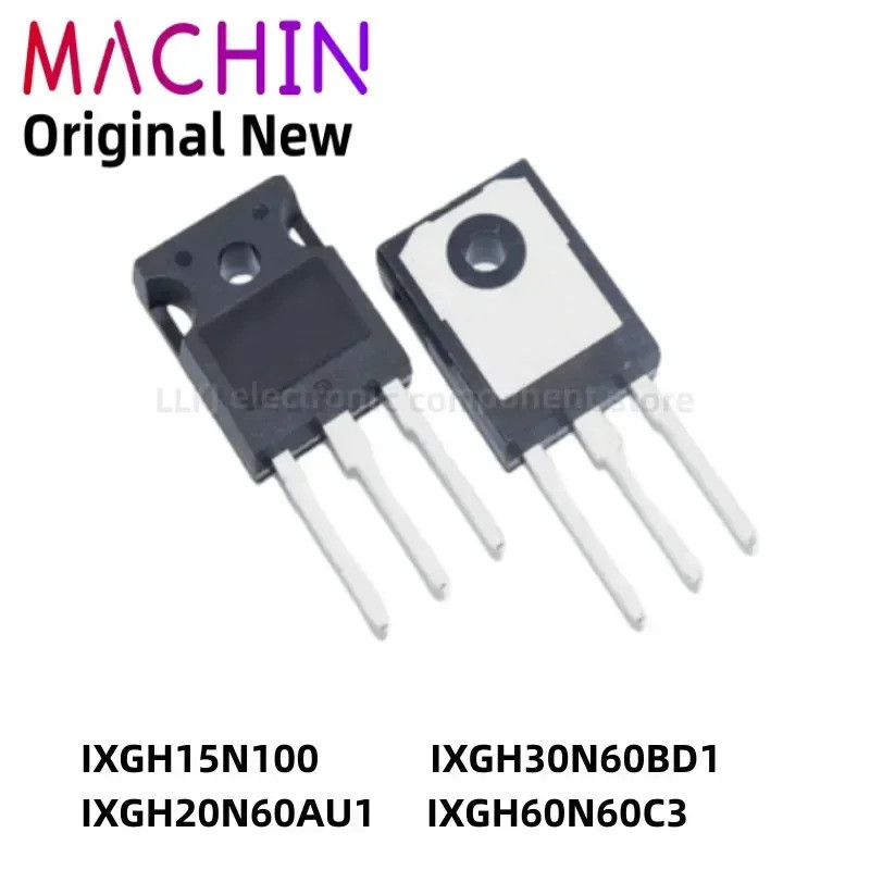 5 ชิ้น IXGH15N100 IXGH30N60BD1 IXGH20N60AU1 IXGH60N60C3 TO247 Field Effect ทรานซิสเตอร์