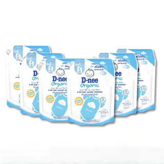 (ส่งฟรี X6ถุง) D-nee ดีนี่ น้ำยาซักผ้า สำหรับเด็ก ชนิดเติม ขนาด 1100-1300มล. เลือกกลิ่นได้