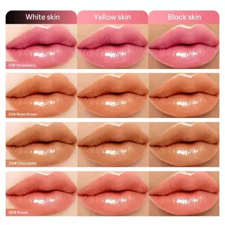 (New)Luminee 2-in-1 ลิปทินท์ไลเนอร์แบบลอกออก & ลิปกลอสปากฉ่ำ ติดทนนาน 24 ชม. สีสวยชัด กันน้ำ ไม่ติดแก้ว [6 เฉดสี]B238