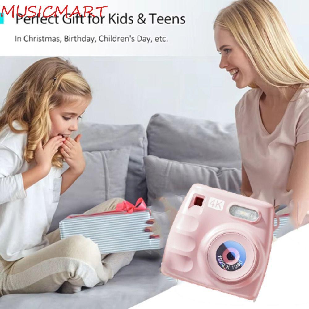 MUSICMART เด็ก Mini Digital Camera, ถ่ายภาพเด็กกล้อง Mini Children Camera, Vintage Camera HD Slr Toy