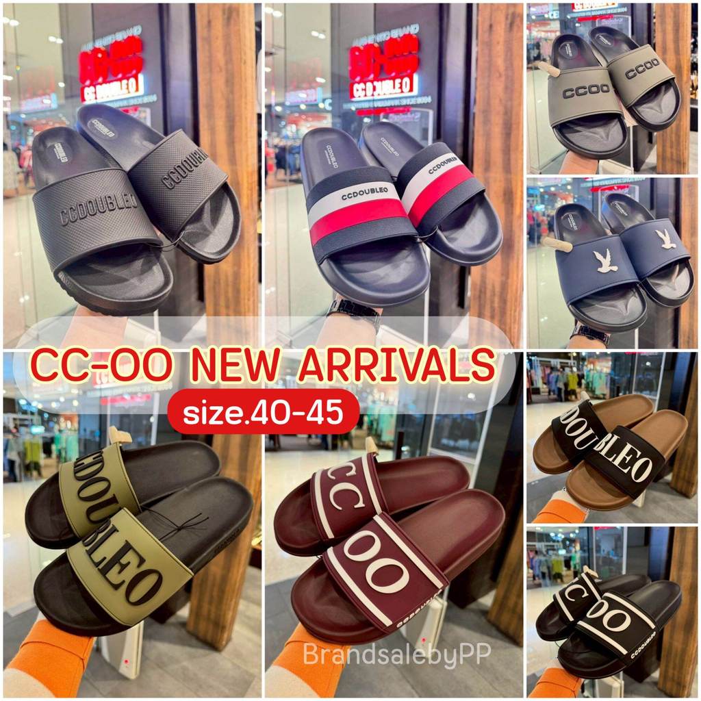 cc-ooแท้100%รองเท้าแตะสวมผู้ชาย รุ่นใหม่ล่าสุด size.40-45 อ่านรายละเอียดก่อนสั่ง