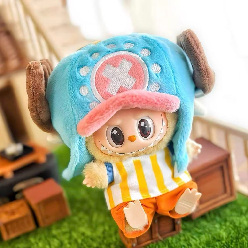 Luffy Chopal Labububu 17 ซม.เสื้อผ้าเด็ก 1st Generation 2nd Generation 3rd Generation นั่ง Party Luf
