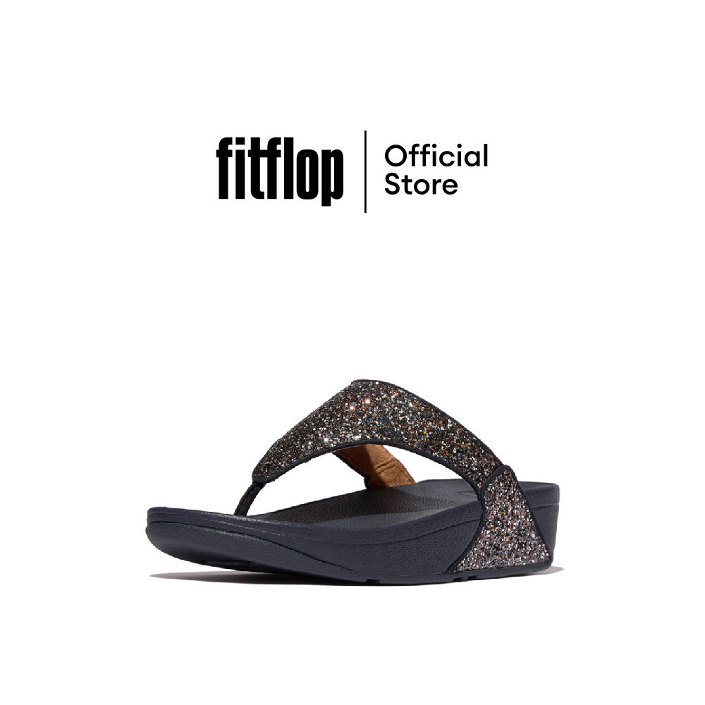 FITFLOP LULU MULTI-TONAL GLITTER T/P รองเท้าแตะแบบหูหนีบผู้หญิง รุ่น JE6-442 สี BLUE