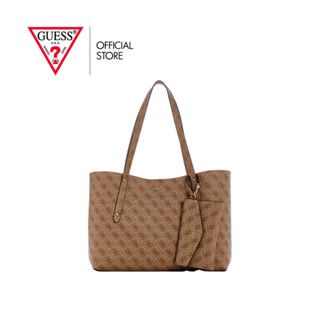 GUESS กระเป๋า รุ่น LG964823 BRENTON TOTE สีน้ำตาล