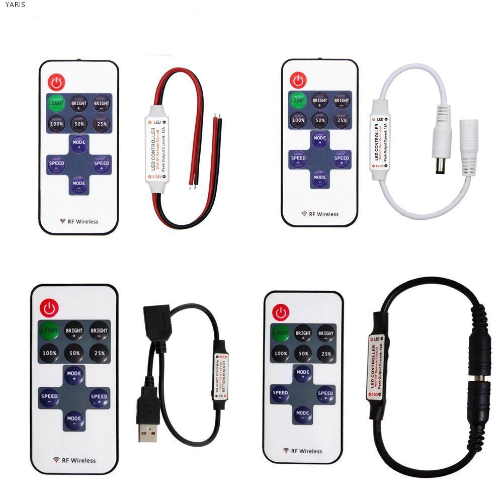 YARIS LED Dimmer Extension Cable Switch Adapter 11 Keys LED Strip Controller RF Remote USB Interface