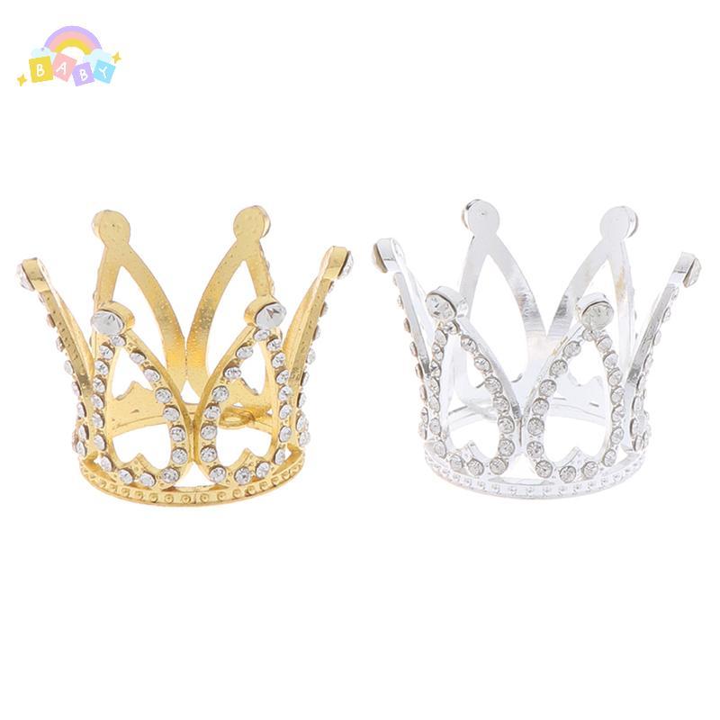 Mini Crown Princess Topper เพิร์ลคริสตัล เครื่องประดับผมสำหรับเด็กและงานปาร์ตี้