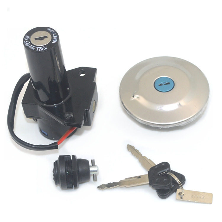 เหมาะสําหรับรถจักรยานยนต์ Yamaha JYM150-5-6 Feizhi YS150 Tianjian YBR ล็อคประตูไฟฟ้าล็อคฝาครอบถังน้ํ